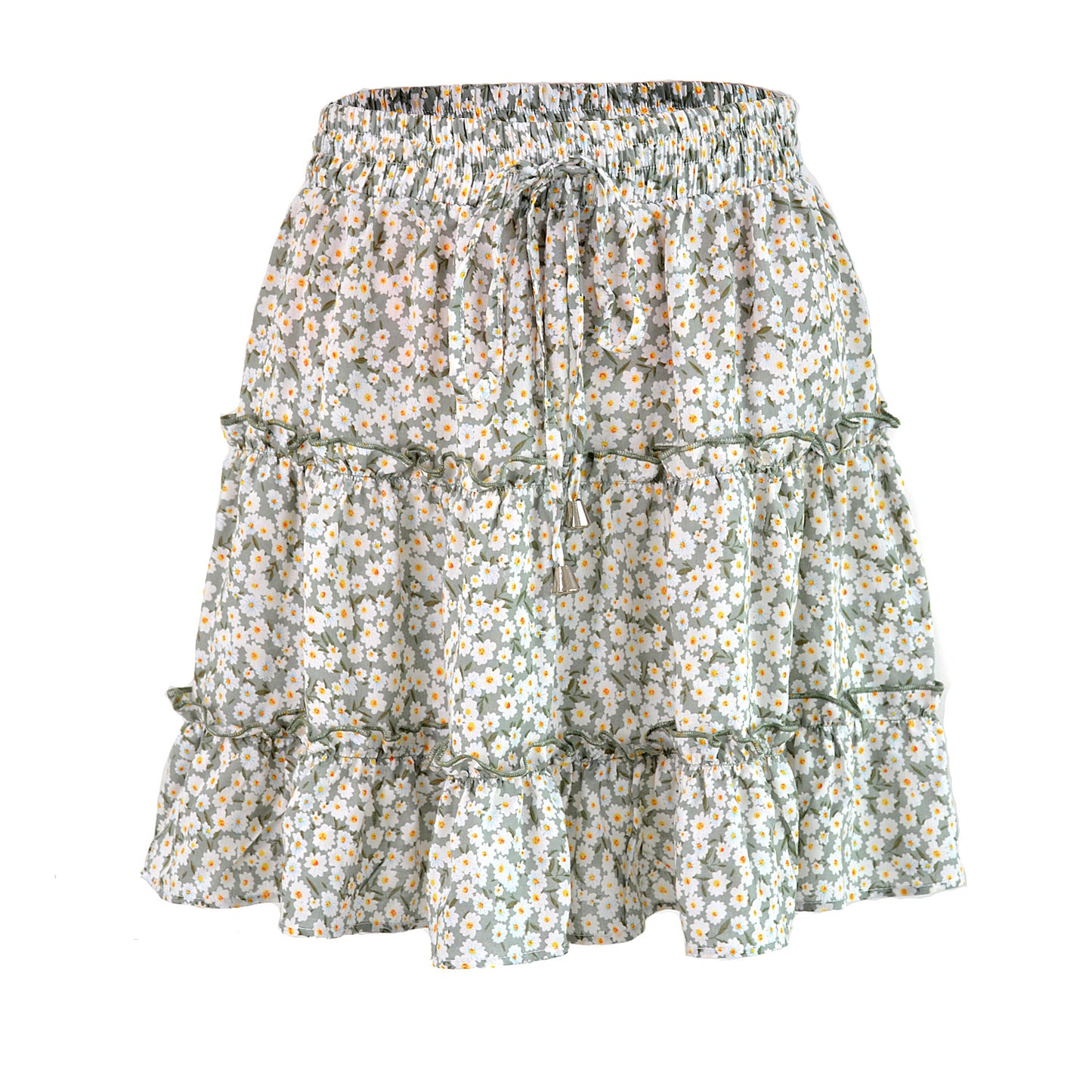 Ruffles Floral Skirt