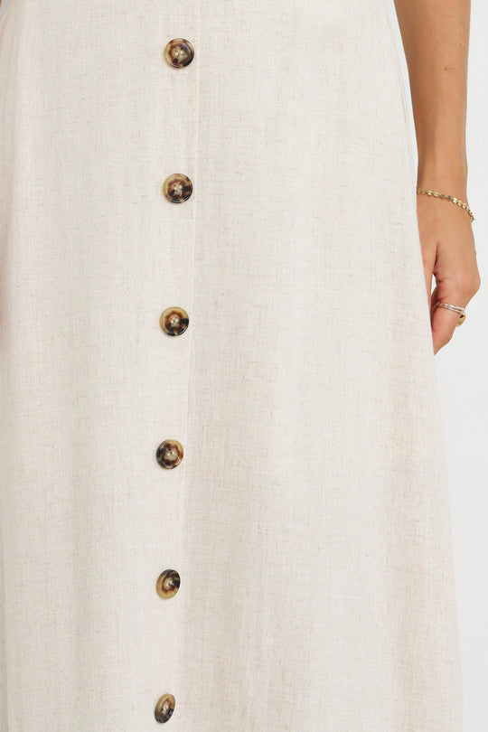 Elastic Waist Mid Waist Classic Skirt