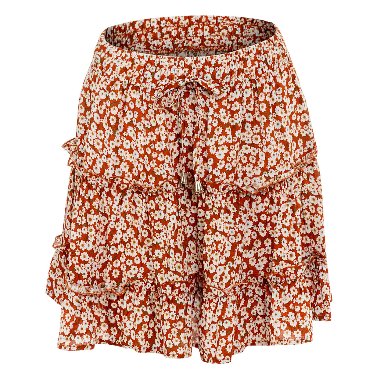 Ruffles Floral Skirt