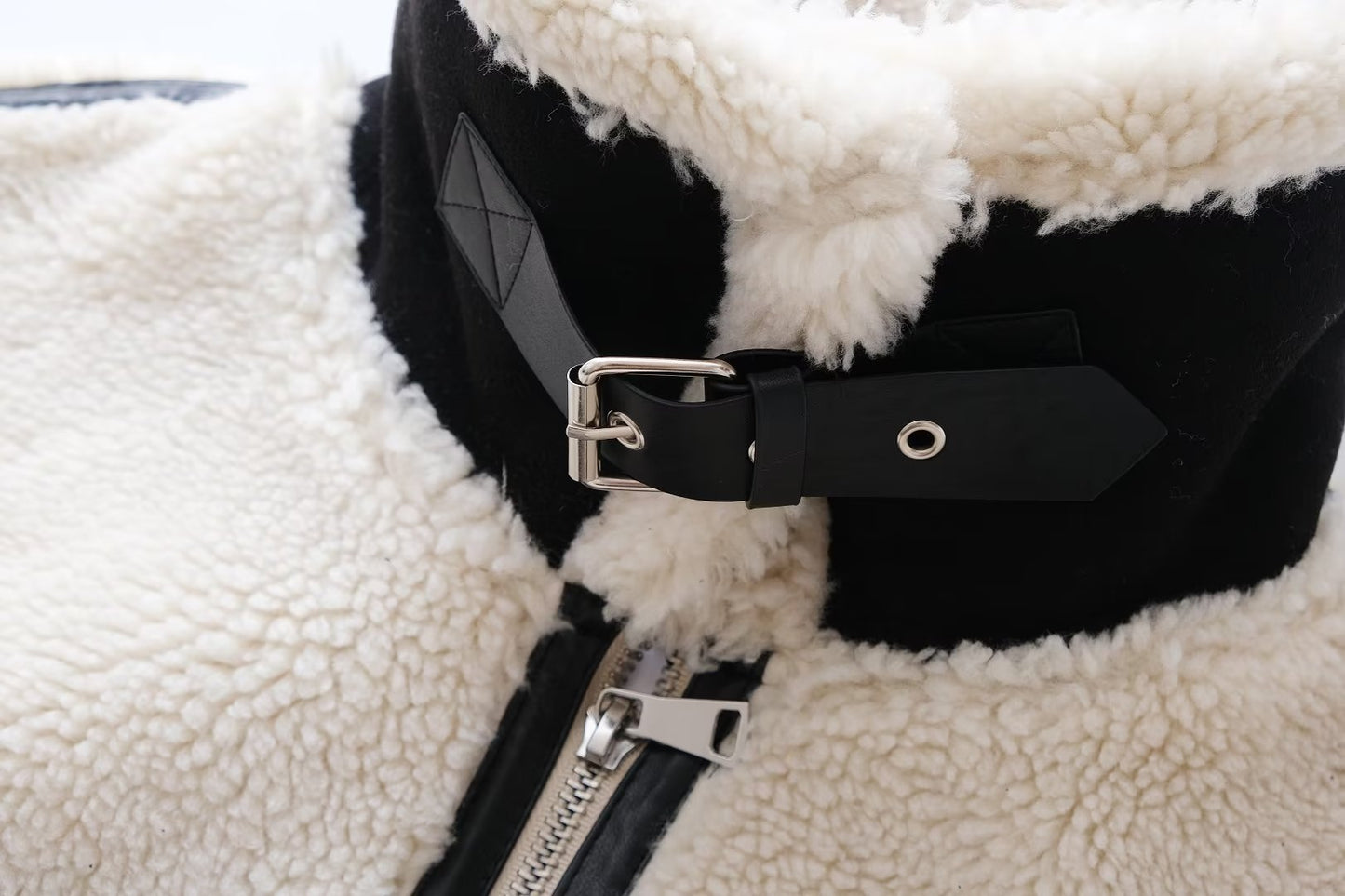 Street Fleece Stand Up Collar Jacket Coat
