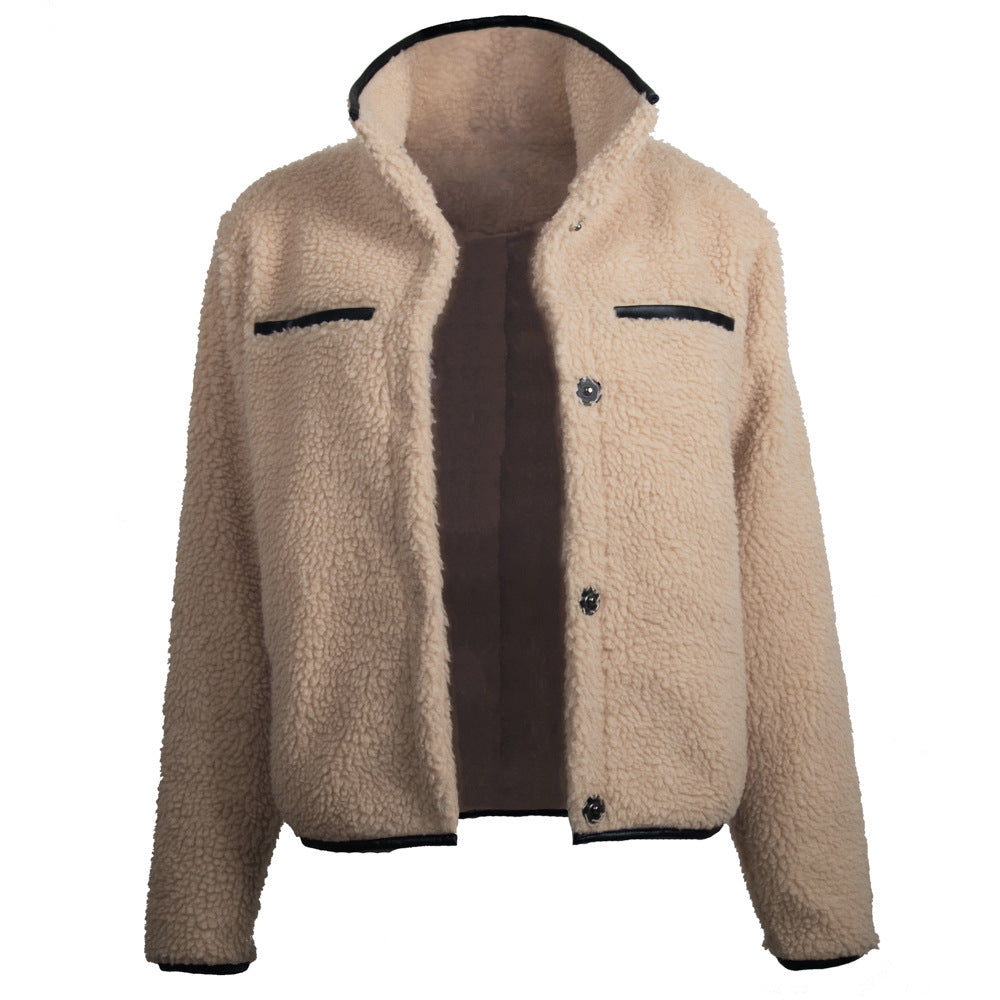 Wool Fleece Fur Plush Coat