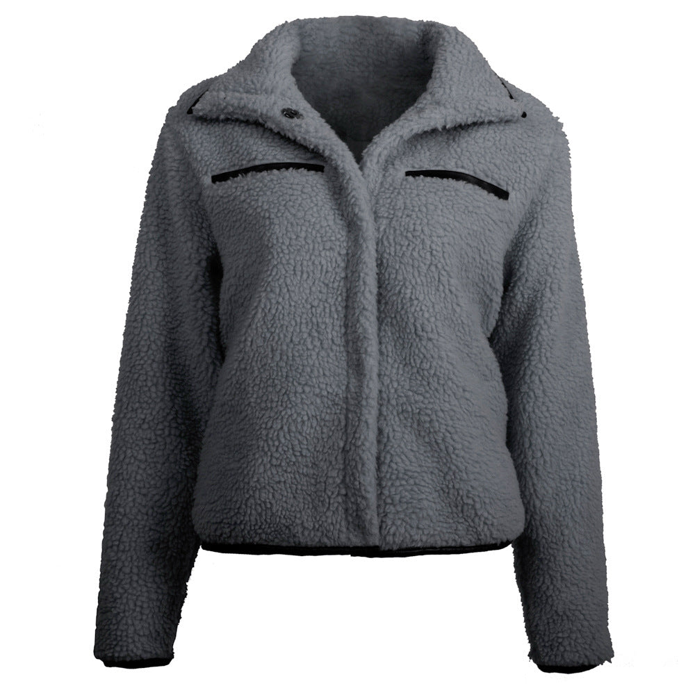 Wool Fleece Fur Plush Coat