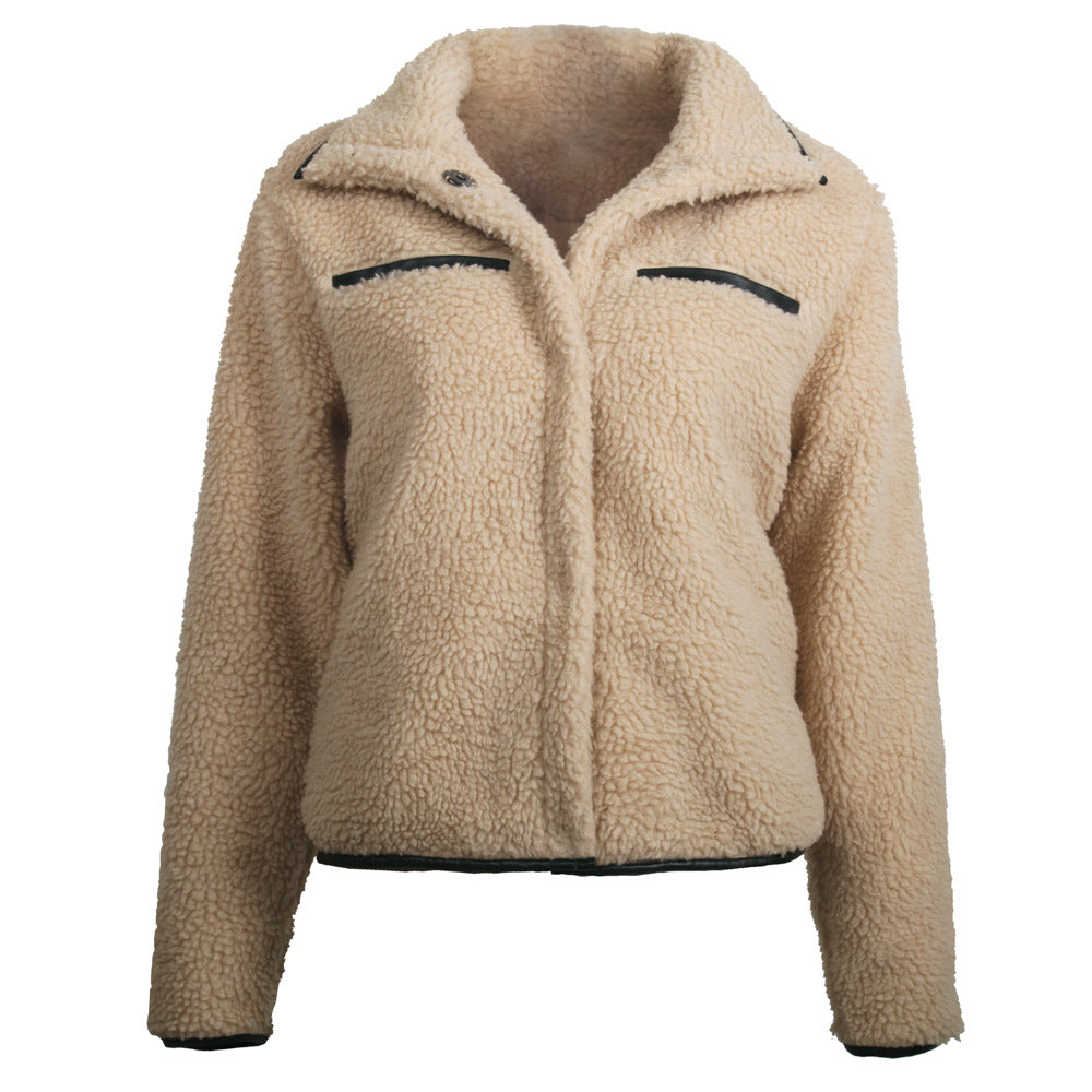 Wool Fleece Fur Plush Coat