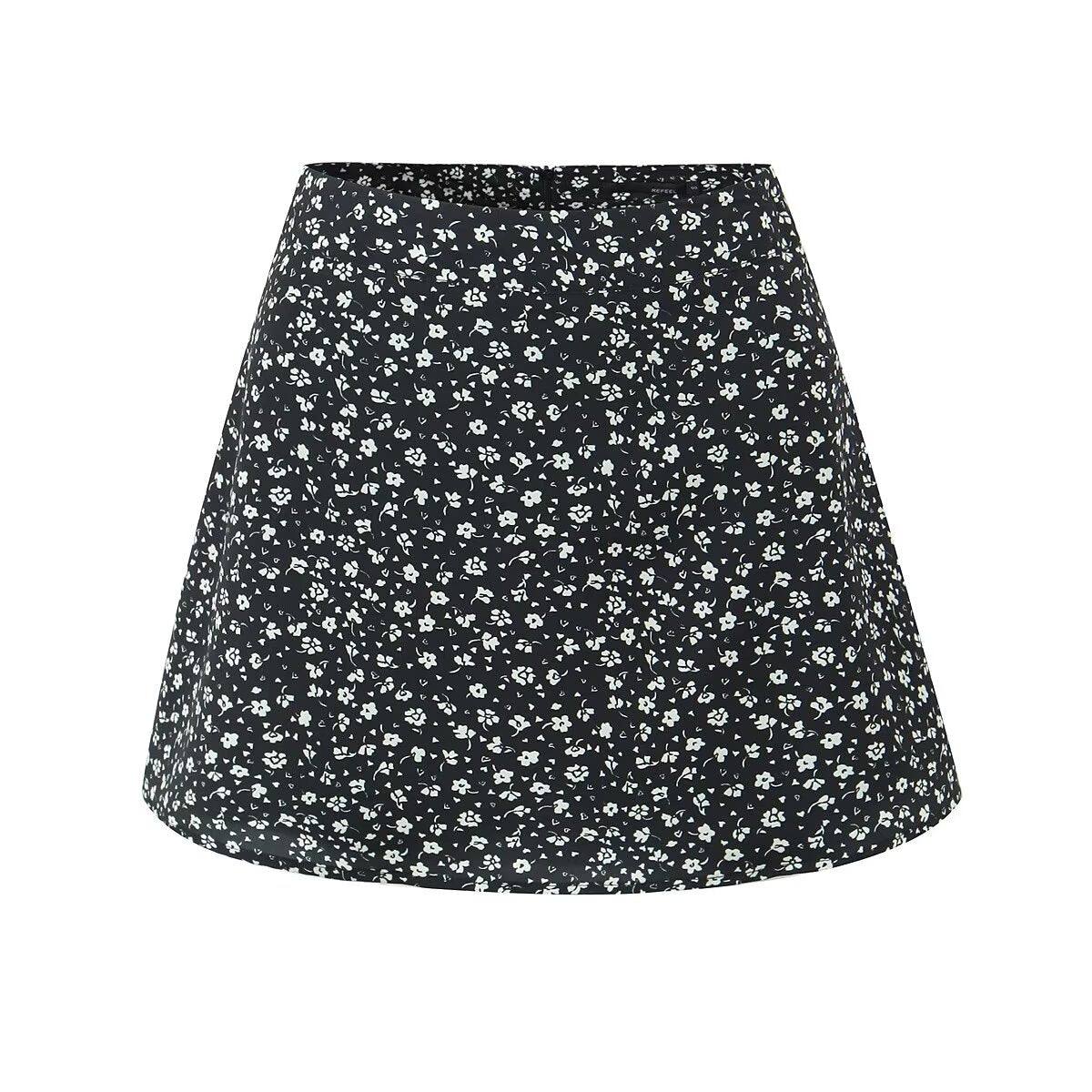 Floral A-Line Skirt