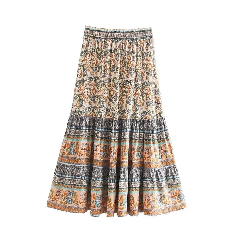 Rayon Bohemian Skirt