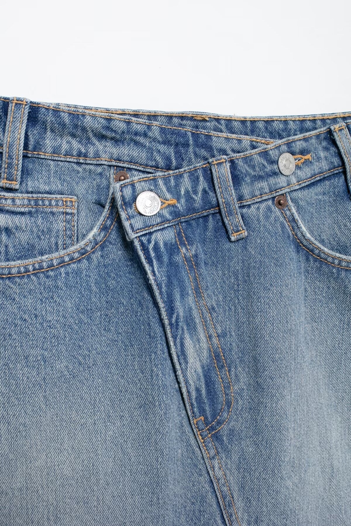 Denim Midi Skirt