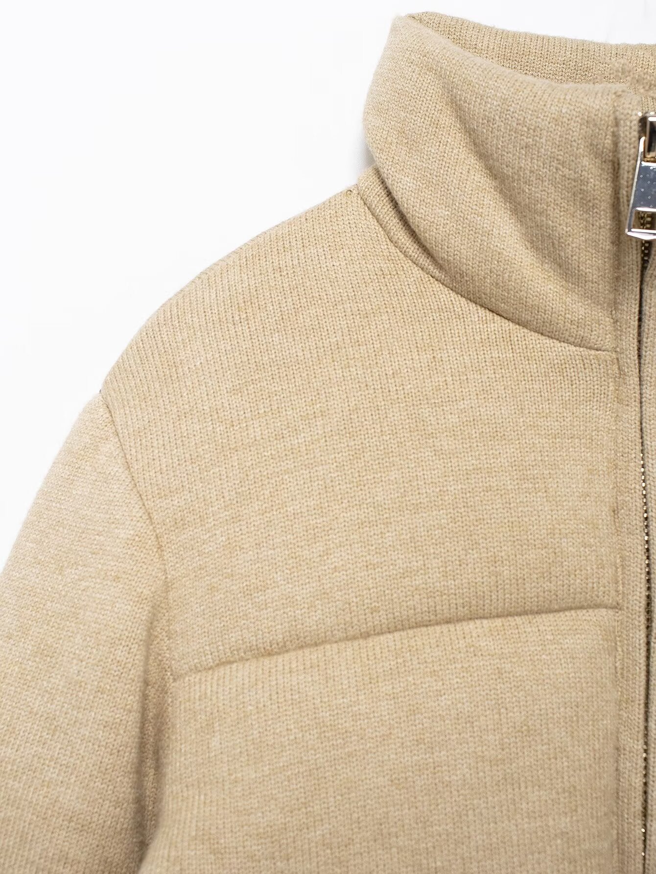 Stand Collar Thermal Cotton Jacket Coat