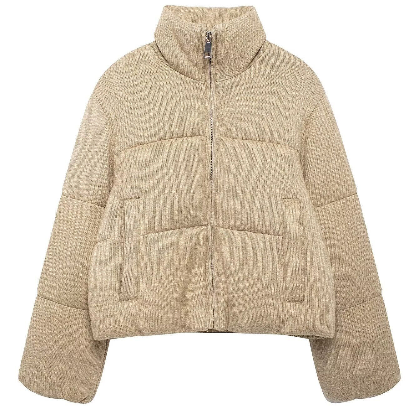 Stand Collar Thermal Cotton Jacket Coat