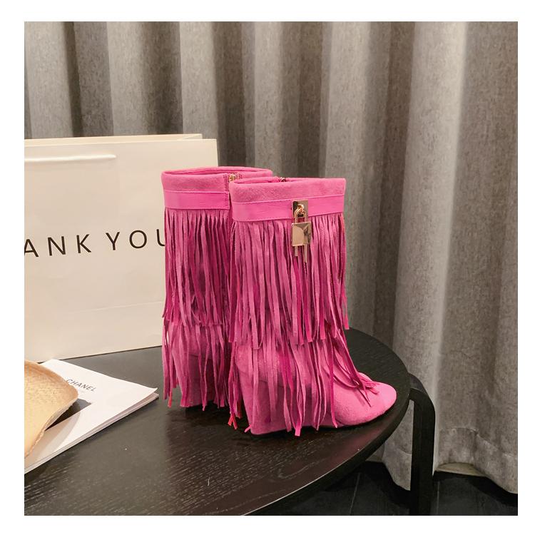 Tassel Retro Booties