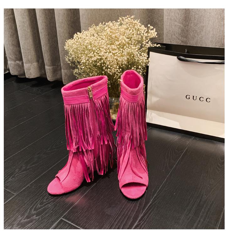 Tassel Retro Booties