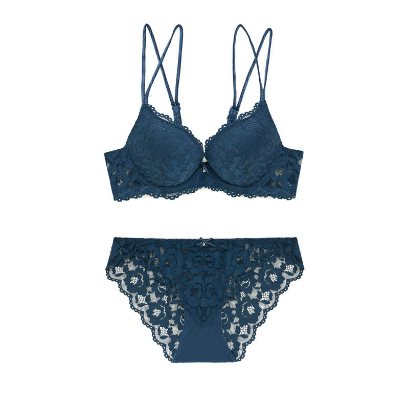 Lace Sexy Push up Comfort Bra Set