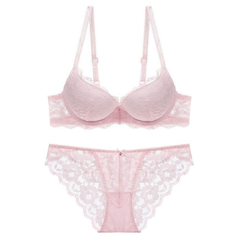 Lace Sexy Push up Comfort Bra Set