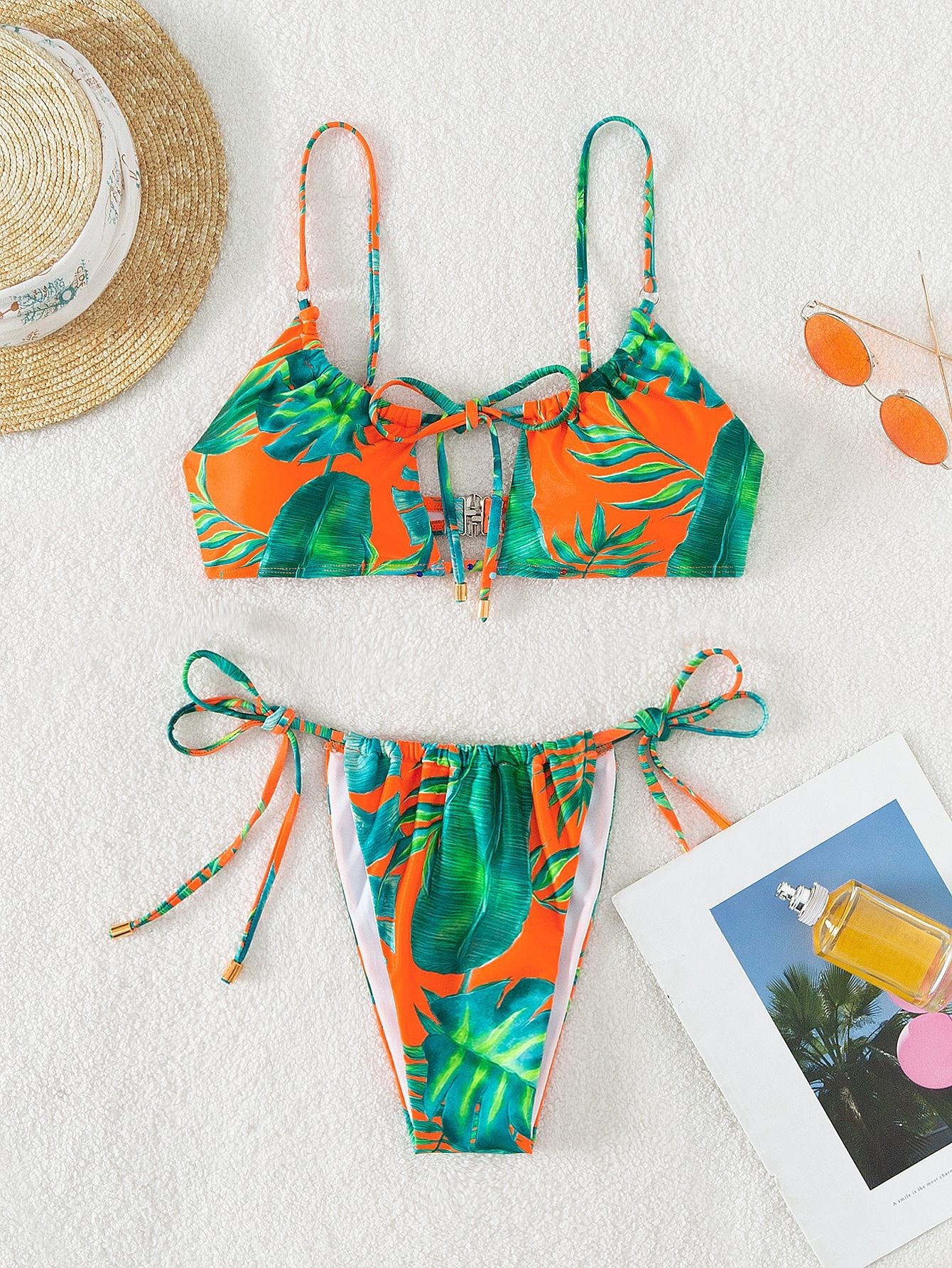 Multi Color Print Bikini