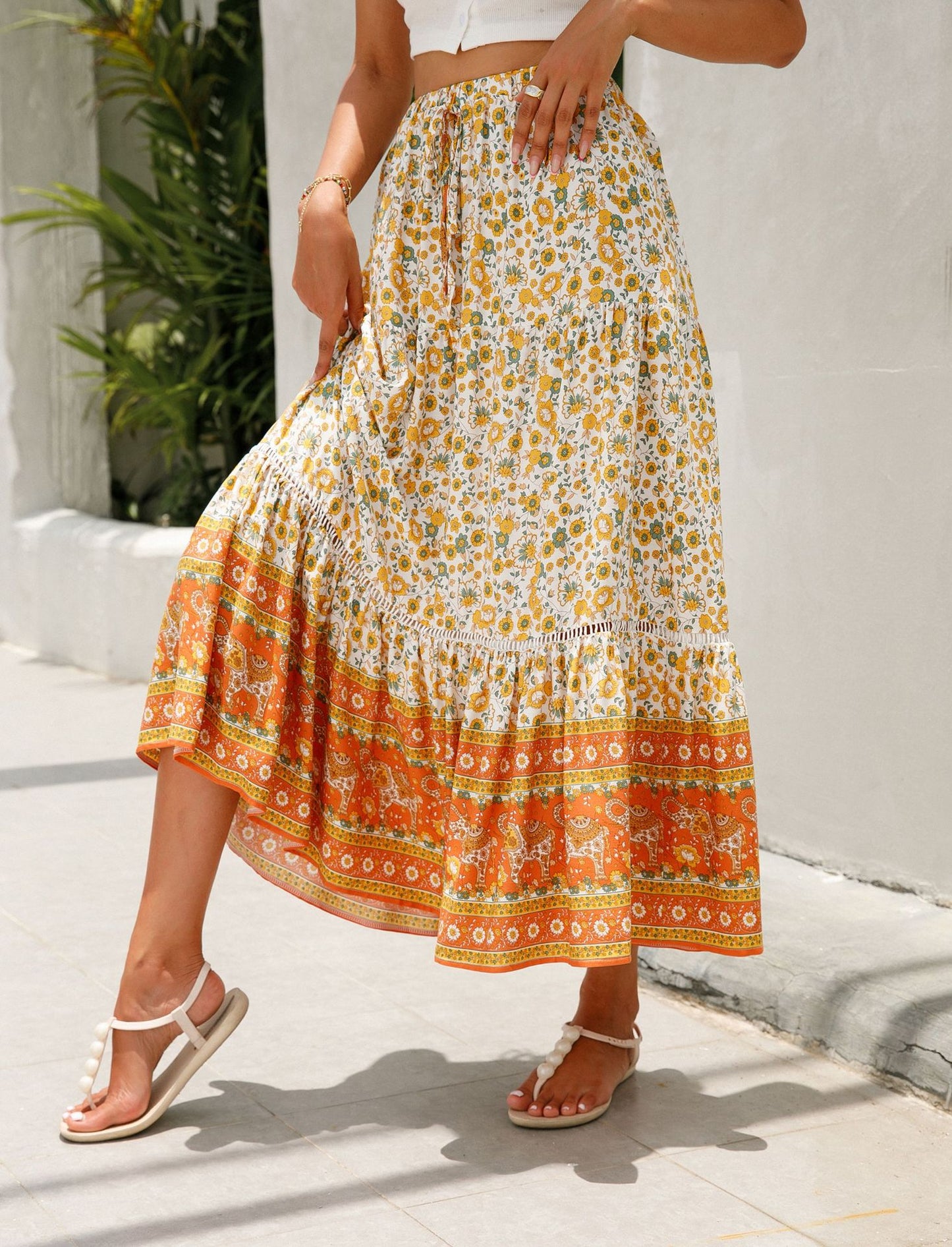 Rayon Bohemian Skirt