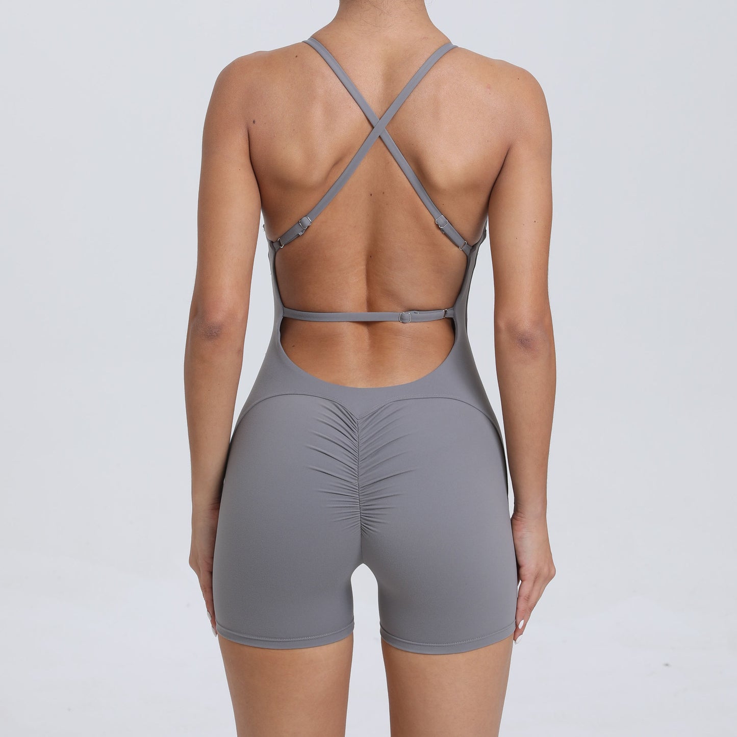 Peach Hip Raise Yoga Running Tight Sports Quick Drying Workout Romper