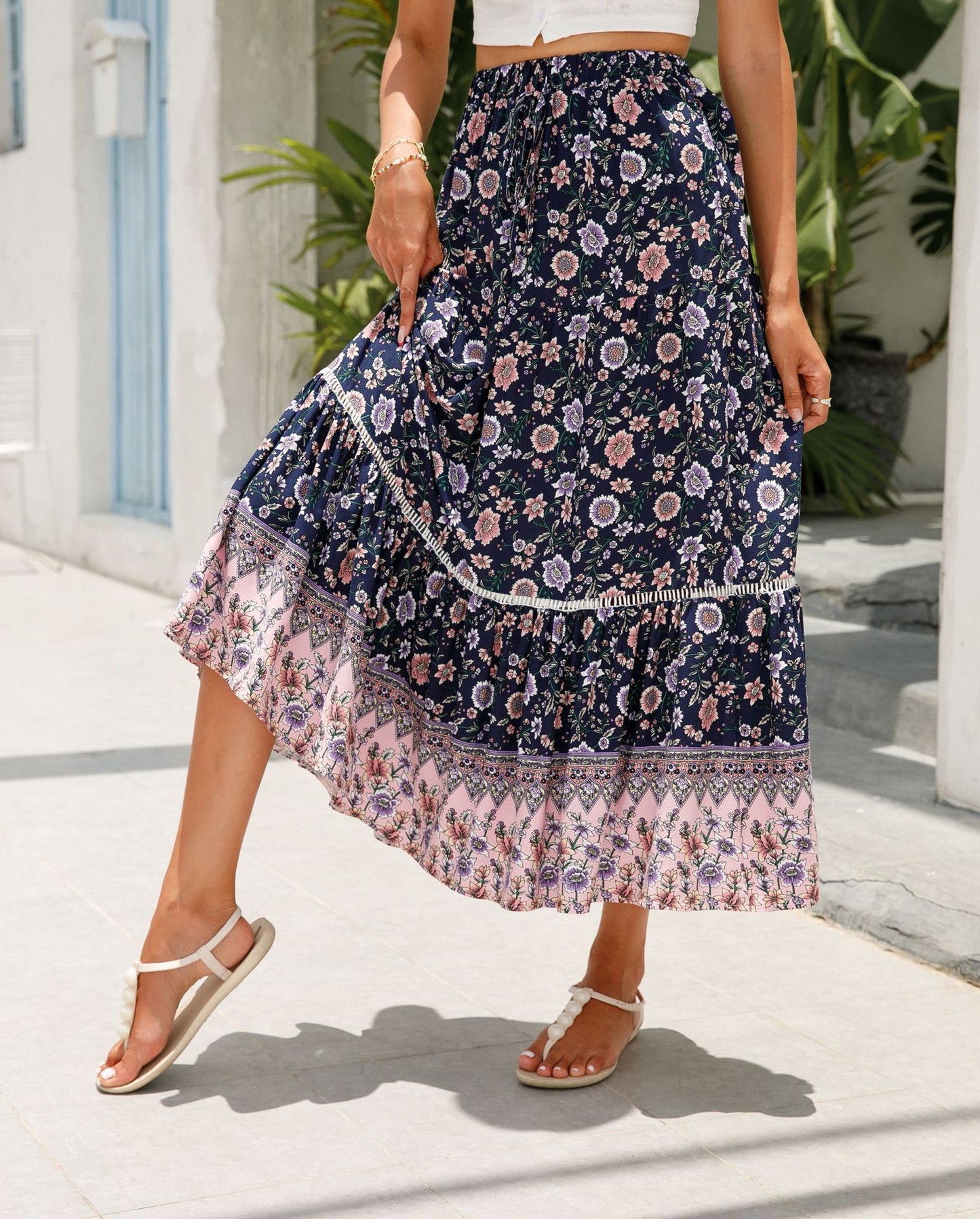 Rayon Bohemian Skirt