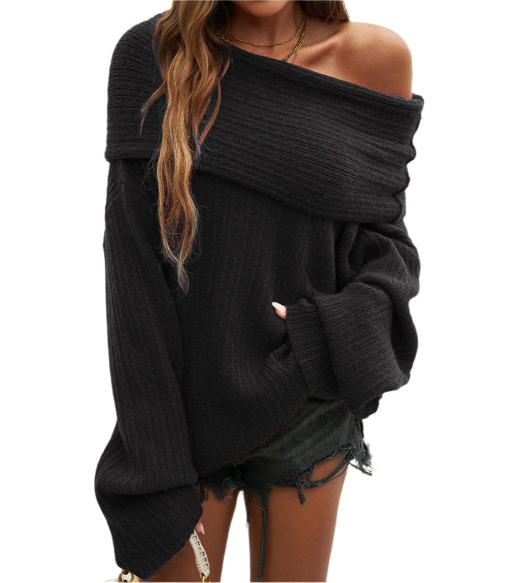 Loose Pullover Long Sleeve Sweater