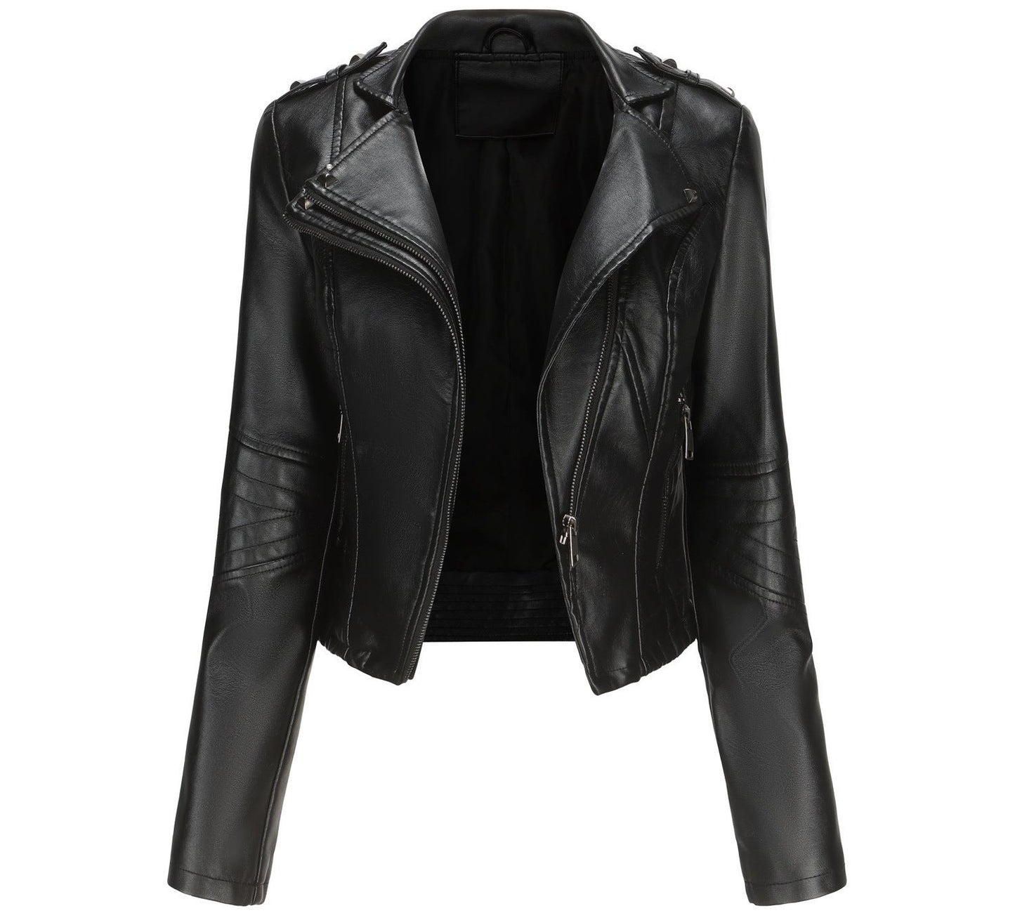 Rivet Leather Jacket
