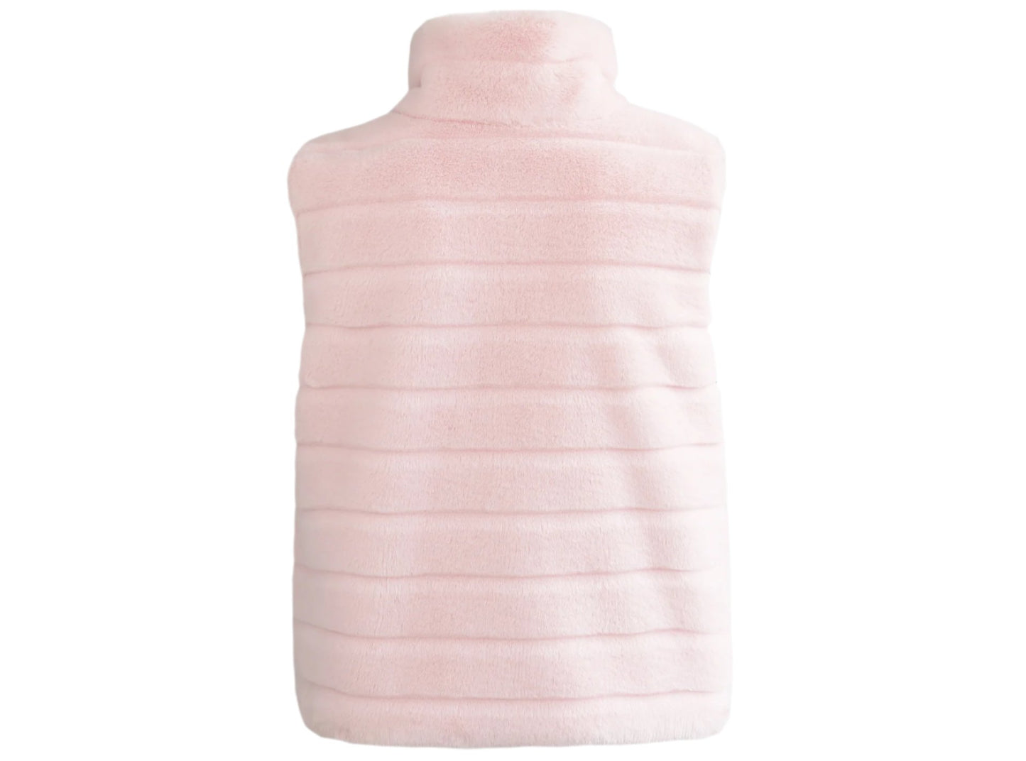 Vest Faux Fur Stand Collar Artificial Fur Coat