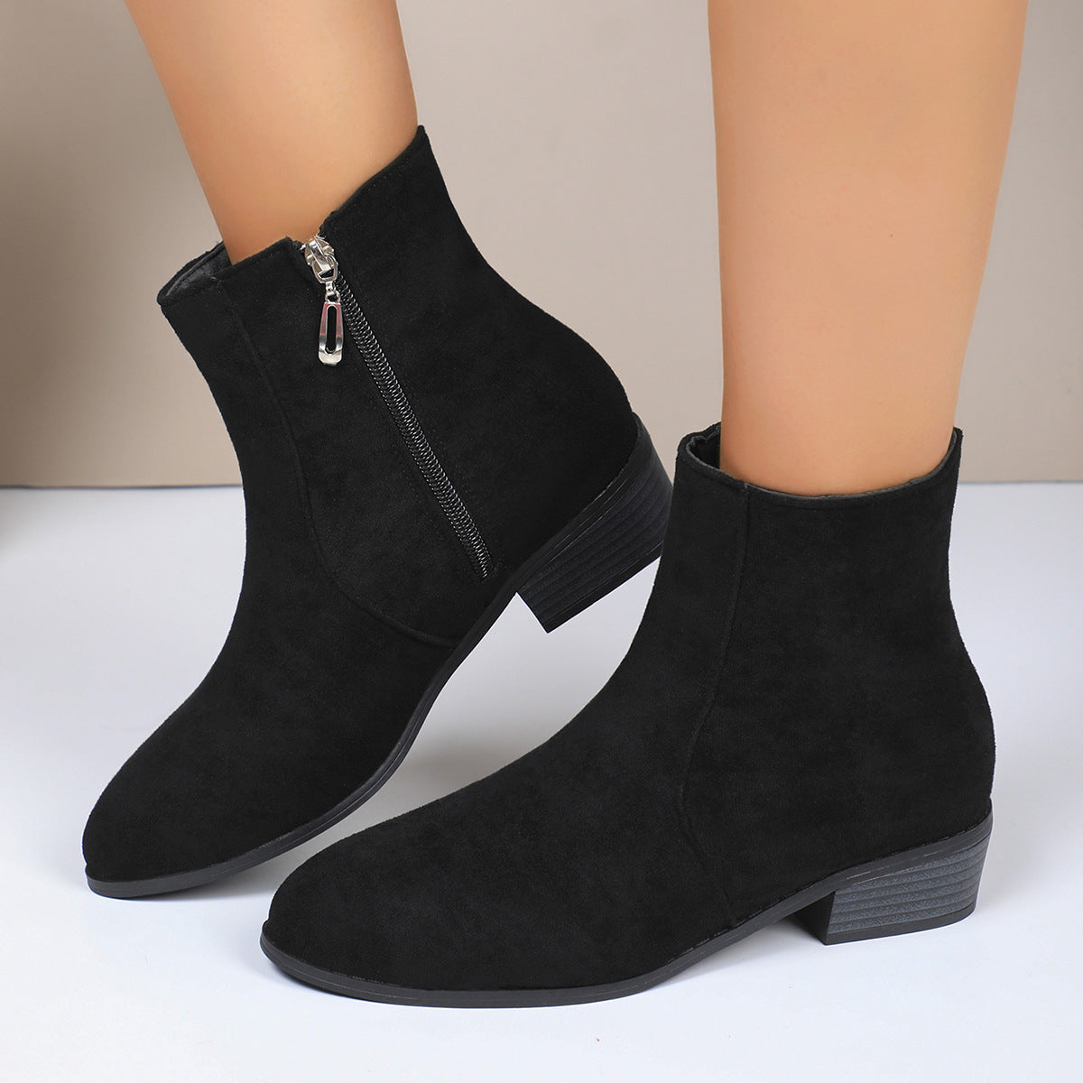 Suede Ankle Boots