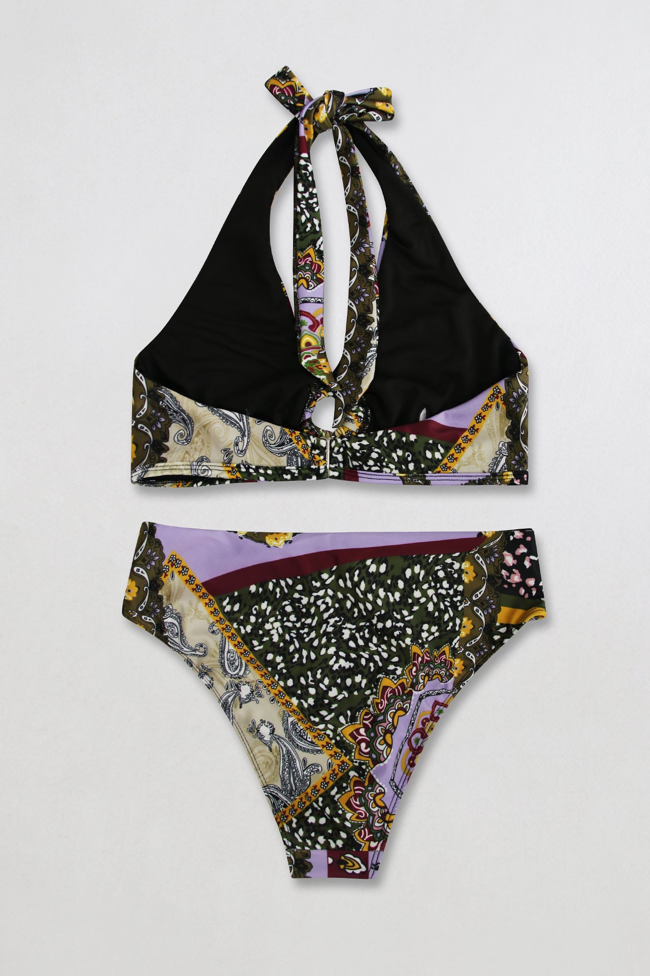 Printed Sexy Strap Split Bikini