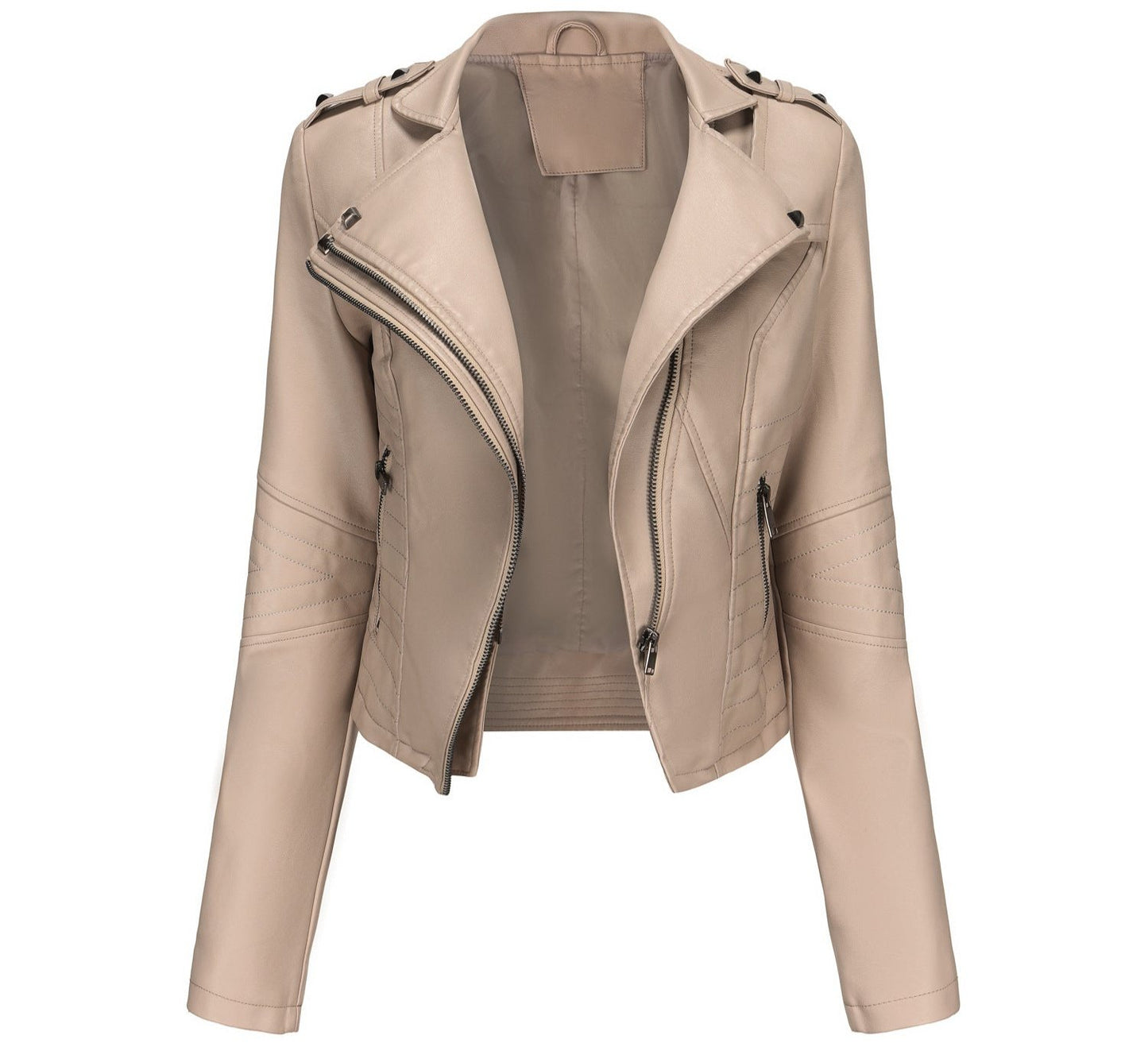 Rivet Leather Jacket