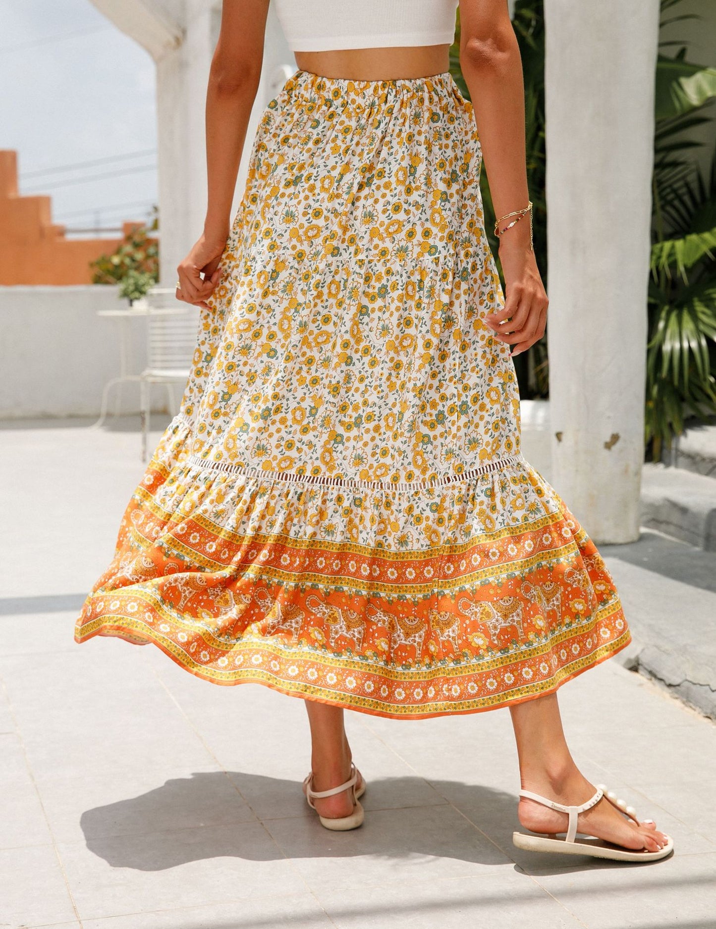 Rayon Bohemian Skirt