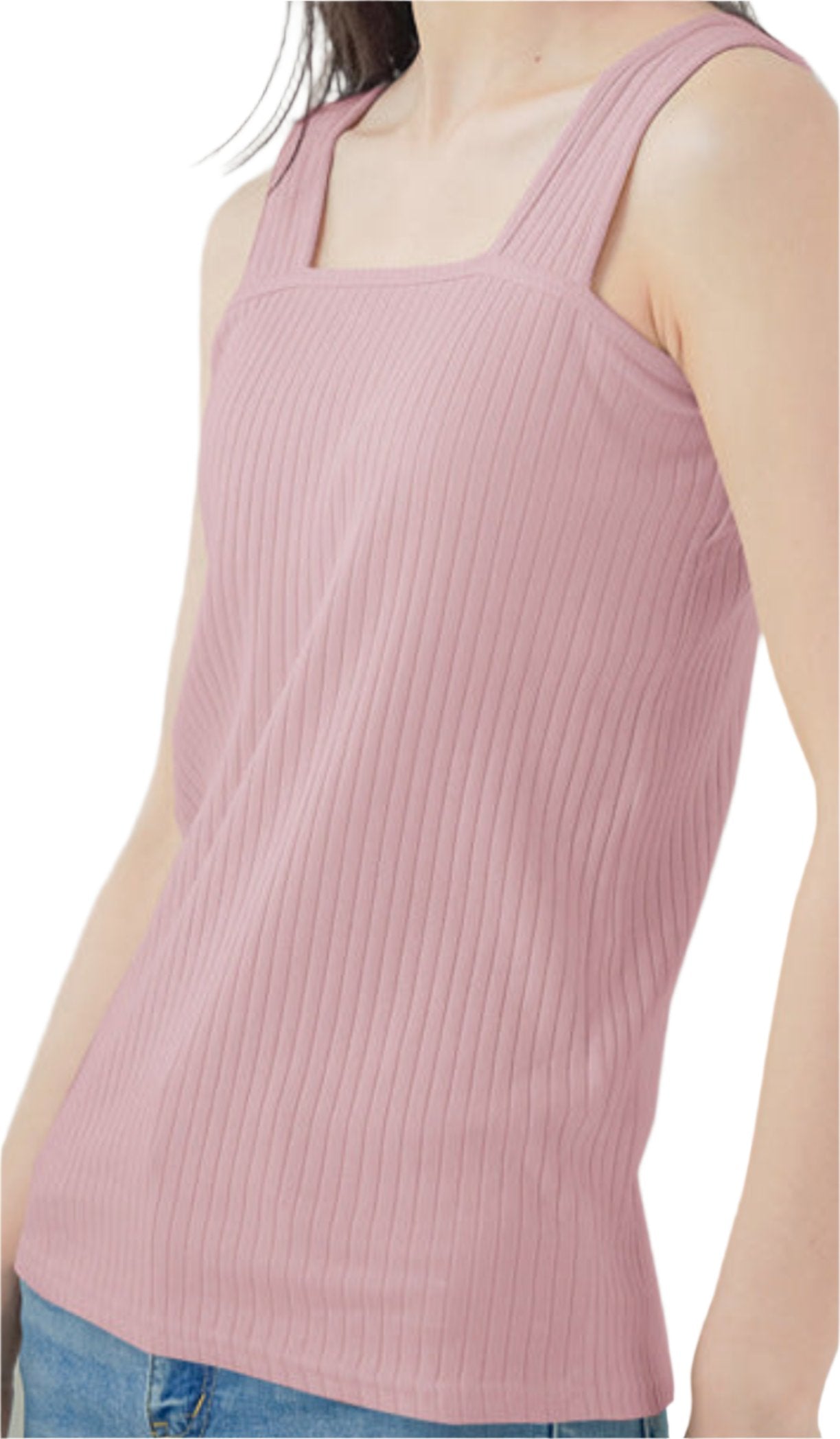 Pure Cotton Sunken Stripe Top