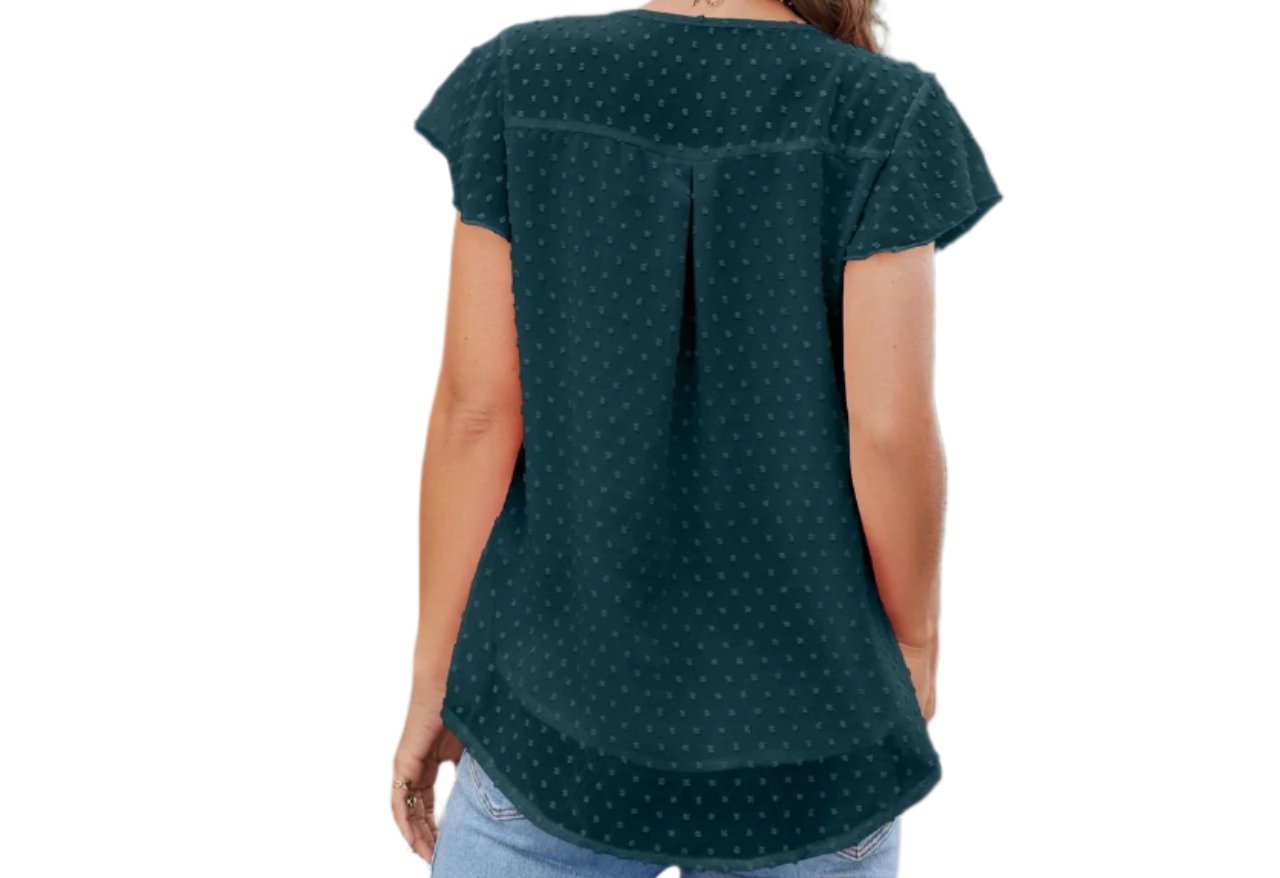 Flying Sleeves Chiffon Top