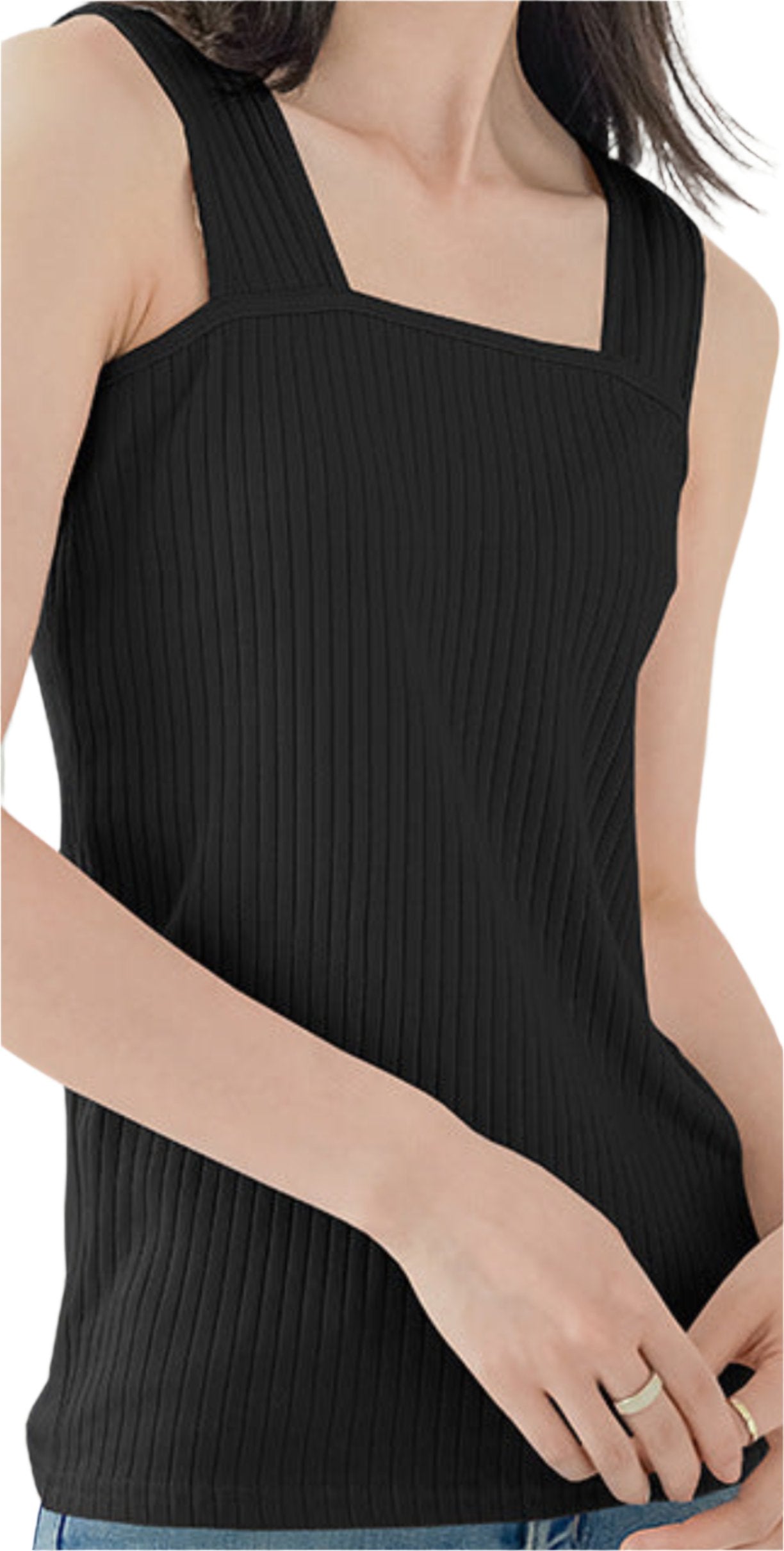 Pure Cotton Sunken Stripe Top