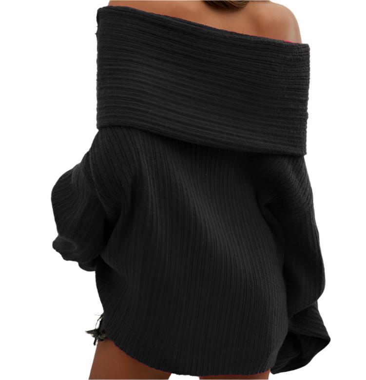 Loose Pullover Long Sleeve Sweater