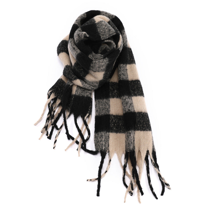 Checkerboard Plaid Scarf