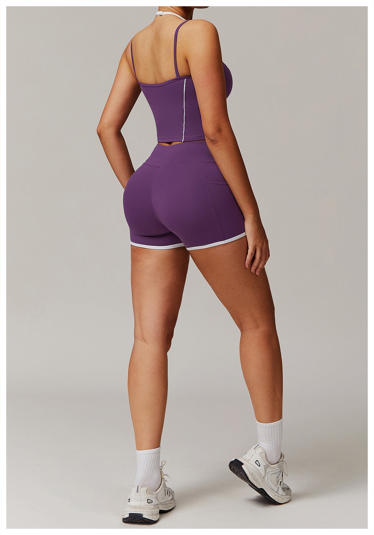 Two-Piece Halter High Waist Activewear