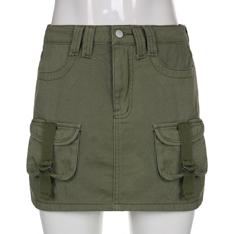 Cargo Slim Fit Skirt