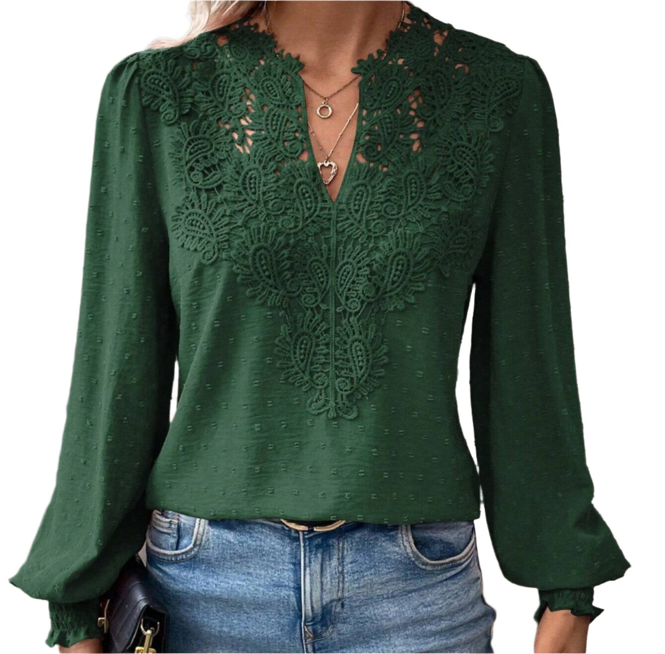 Lace Long Sleeve Top