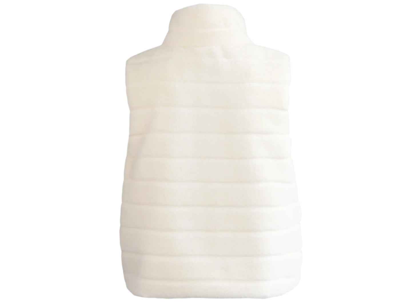 Vest Faux Fur Stand Collar Artificial Fur Coat