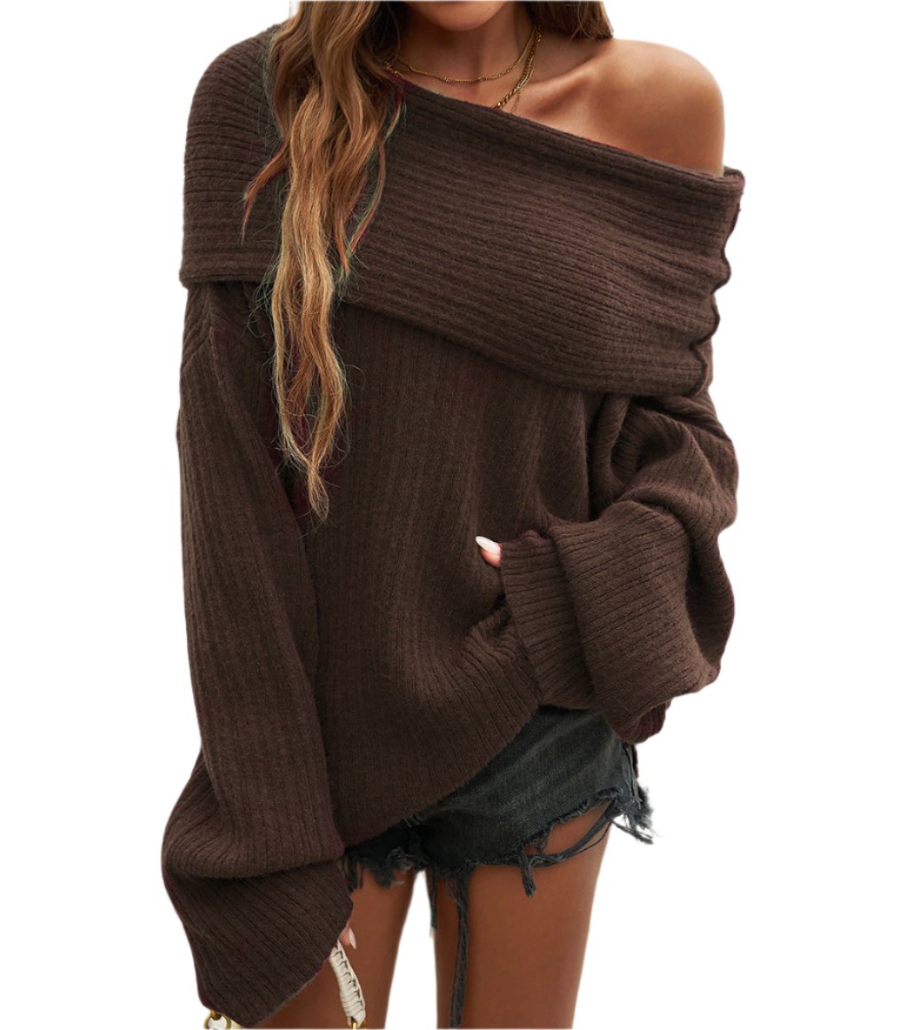 Loose Pullover Long Sleeve Sweater