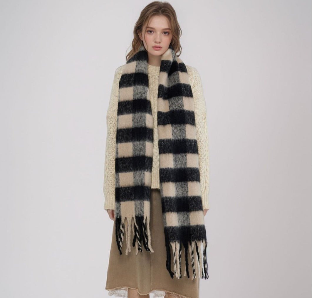 Checkerboard Plaid Scarf