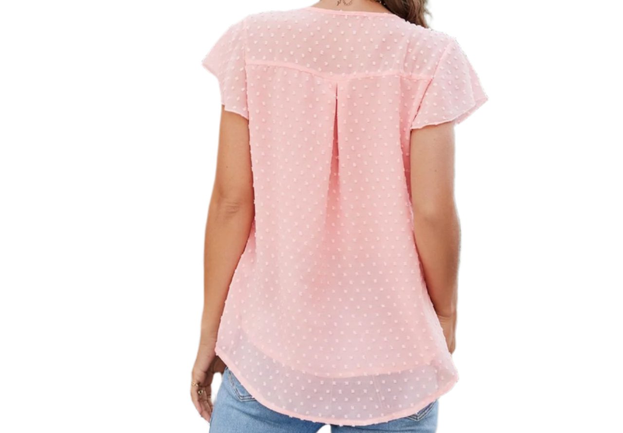 Flying Sleeves Chiffon Top