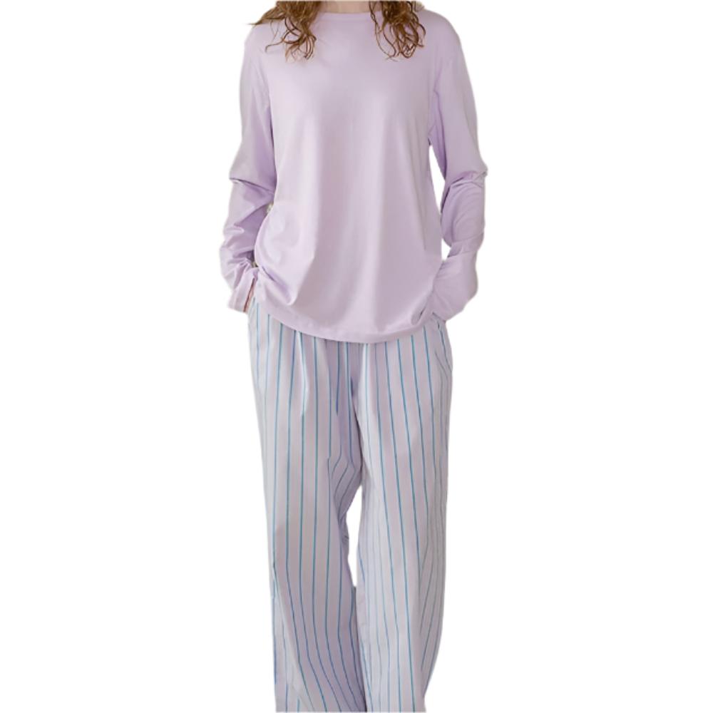 Cotton Pajamas Two-Piece Loungewear Set