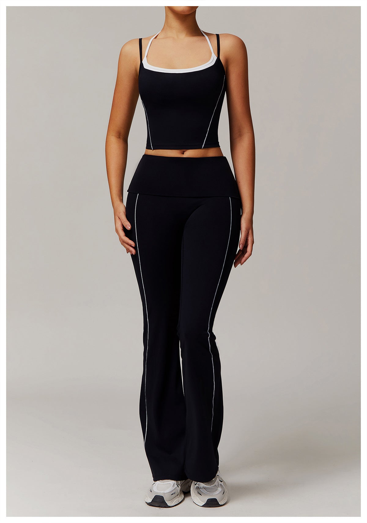Two-Piece Halter High Waist Activewear