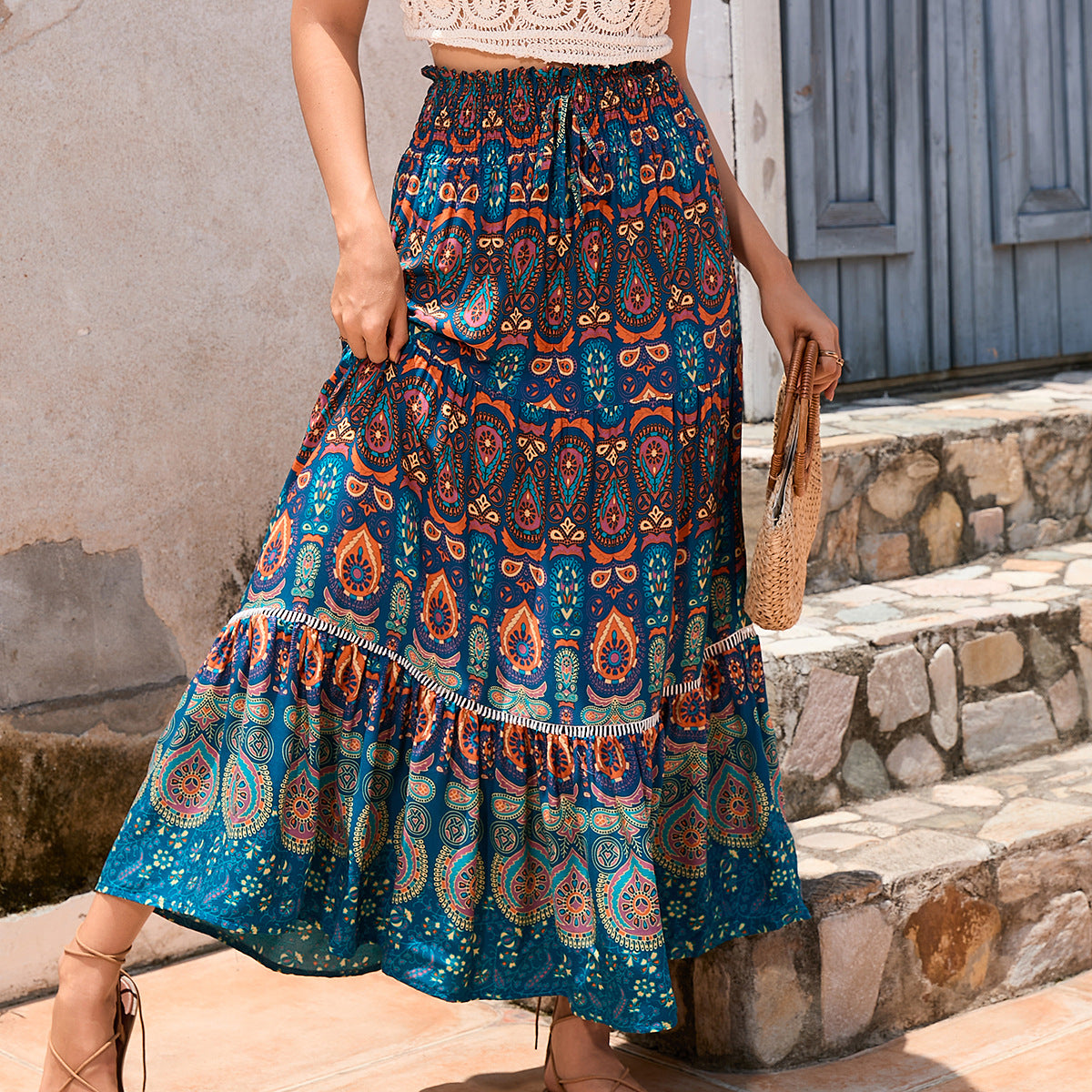 Bohemian Exotic Rayon Skirt