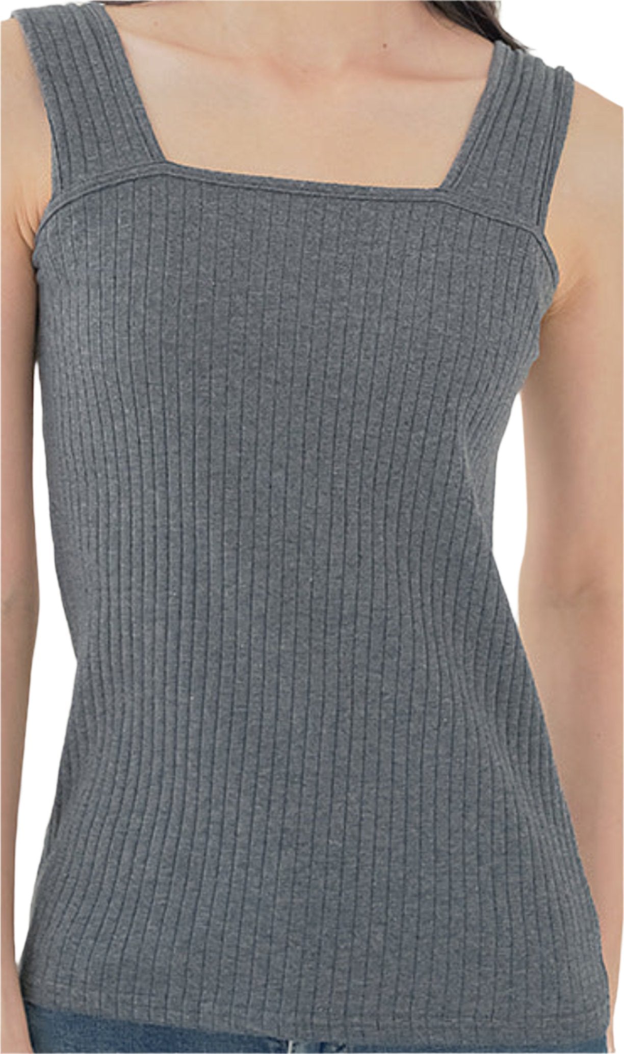 Pure Cotton Sunken Stripe Top
