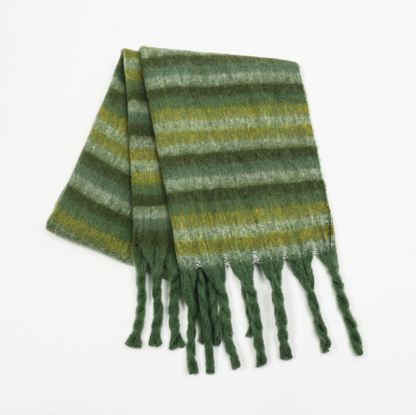 Stripe Thickened Scarf