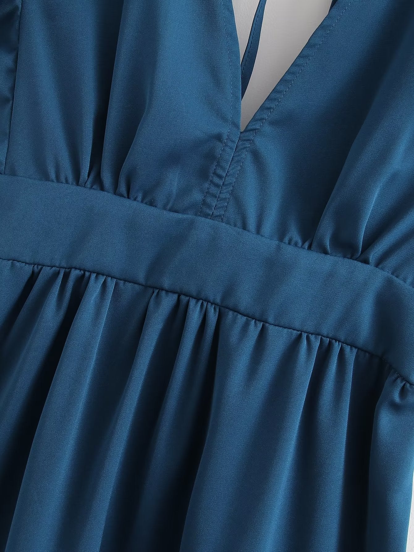 Ruffled Slim French A-Line Dress - tamrashopsocial