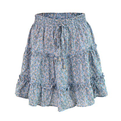 Ruffles Floral Skirt