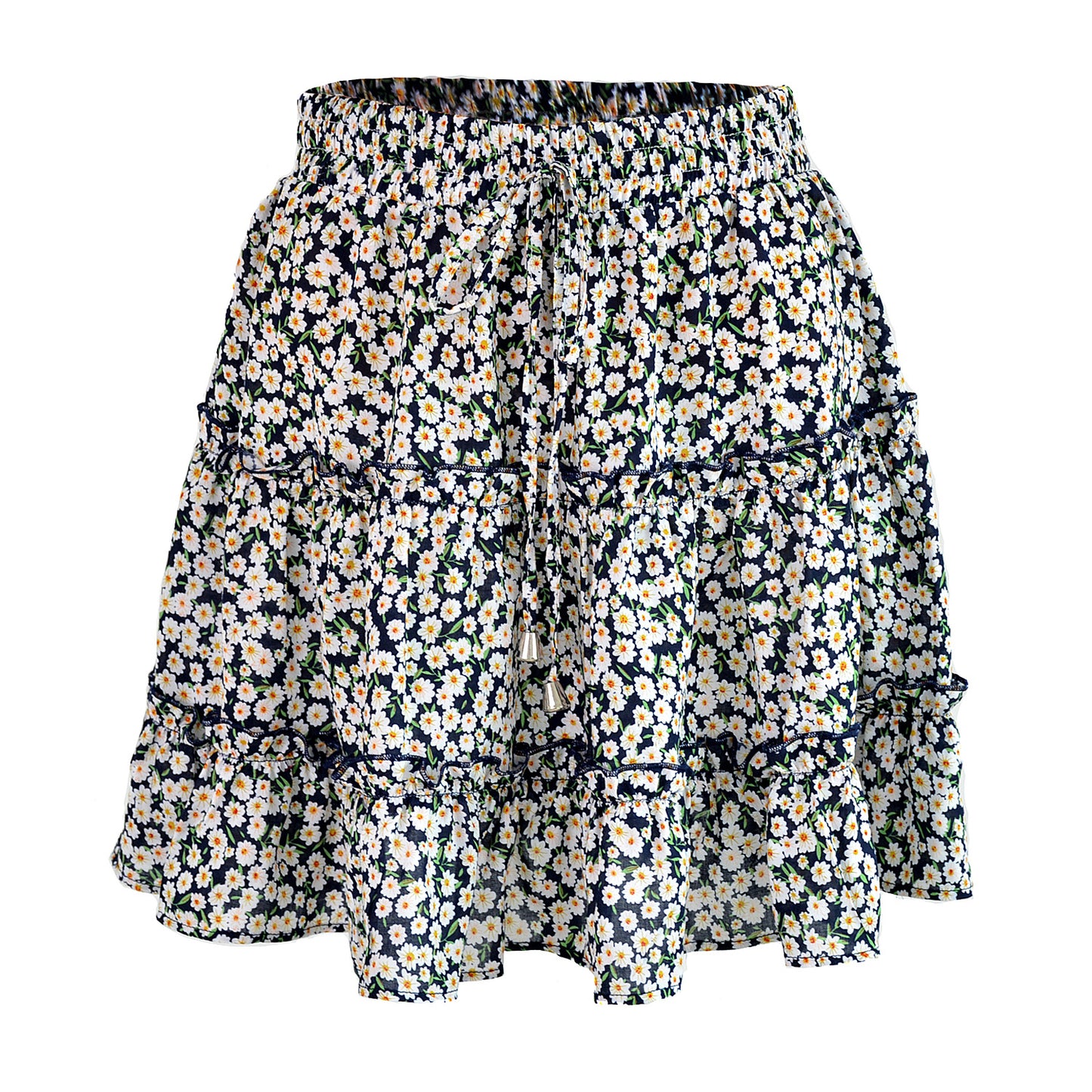 Ruffles Floral Skirt