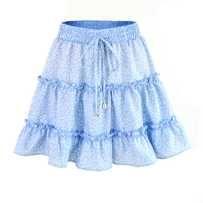 Ruffles Floral Skirt