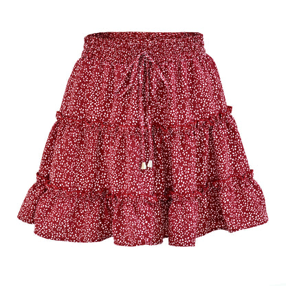 Ruffles Floral Skirt