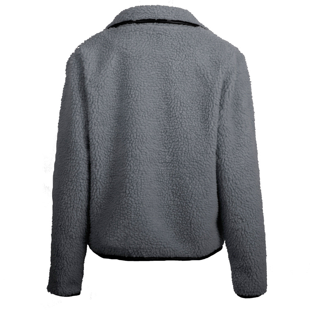 Wool Fleece Fur Plush Coat